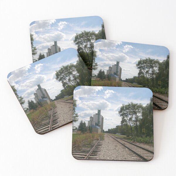 Item preview, Factory by Railroad Tracks, Fotografía de Courtney Hatcher designed and sold by cghatcherart.