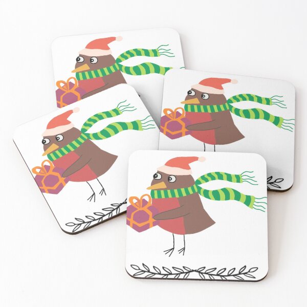 Item preview, Merry Christmas Robin designed and sold by ArtOnBroomhill.