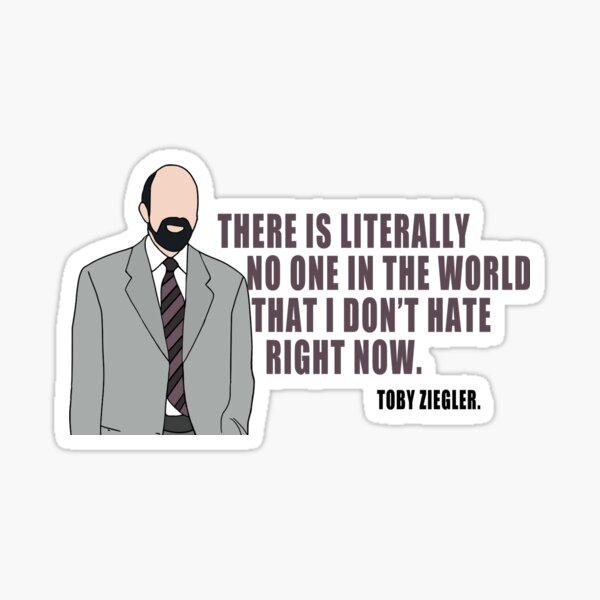 toby ziegler Sticker