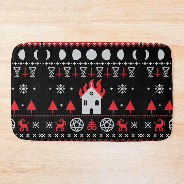 Item preview, Burning Church Ugly Sweater designed and sold by Isolde Gravieraine.