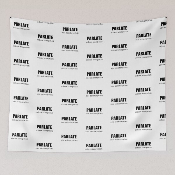 Item preview, parlate solo se interpellati designed and sold by catarsiaffa.