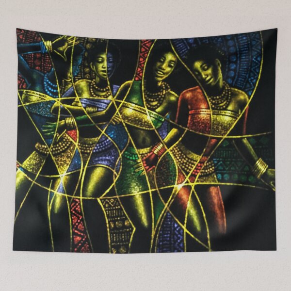 Item preview, African Dancing Girls designed and sold by Bliss Find And Design.