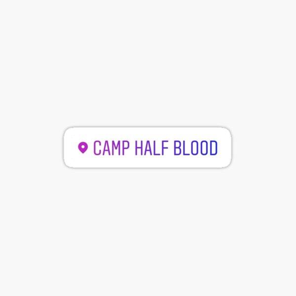 Camp Half Blood Location Tag Sticker