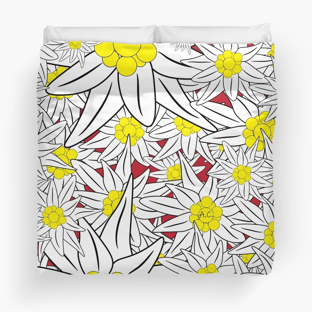 Edelweiss pattern Duvet Cover