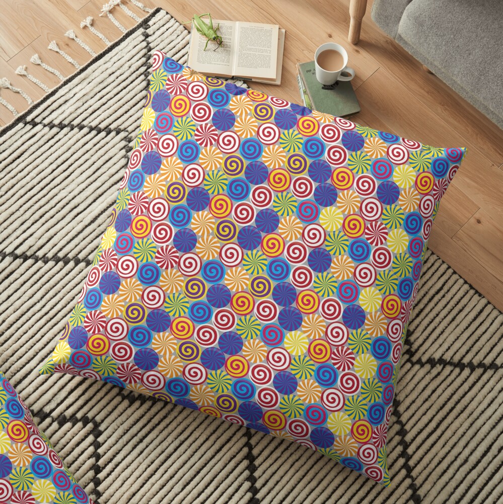 Hard Candies (Pattern) Floor Pillow