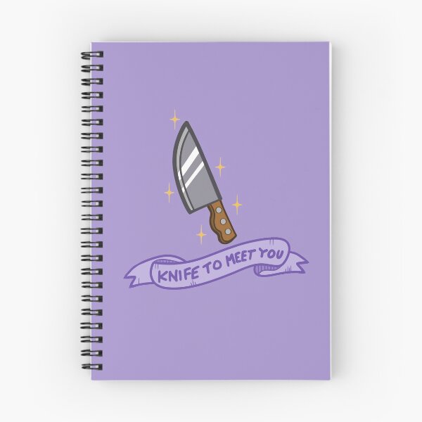 Item preview, Knife To Meet You (Lilac) designed and sold by FennecLoaf.