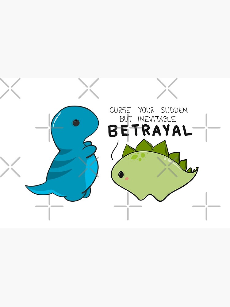 Thumbnail 4 of 4, Zipper Pouch, Curse Your Sudden but Inevitable Betrayal designed and sold by knockknock313.