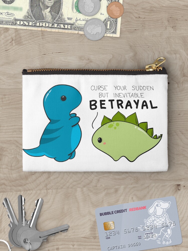 Thumbnail 3 of 4, Zipper Pouch, Curse Your Sudden but Inevitable Betrayal designed and sold by knockknock313.
