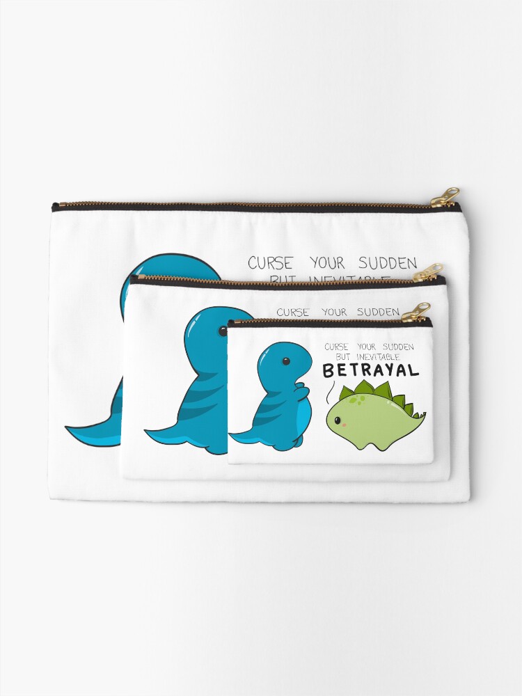 Thumbnail 2 of 4, Zipper Pouch, Curse Your Sudden but Inevitable Betrayal designed and sold by knockknock313.