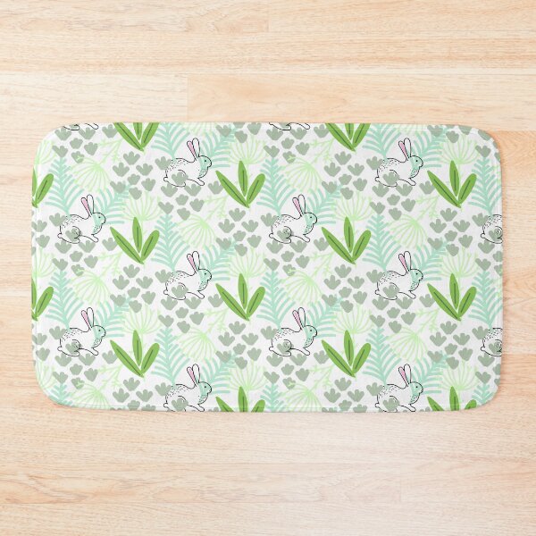 Item preview, Pattern with white rabbit designed and sold by depresident.