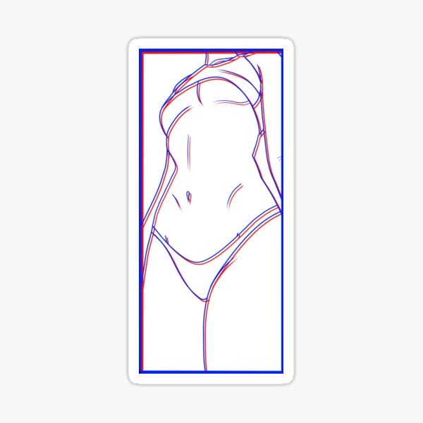 Underbust Ecchi Sticker
