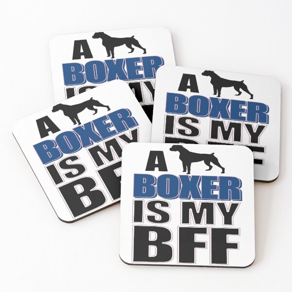 Item preview, A Boxer is my BFF (Best Friend Forever) - Christmas And Birthday Gift Ideas (Black Font) designed and sold by ASClothDesign.