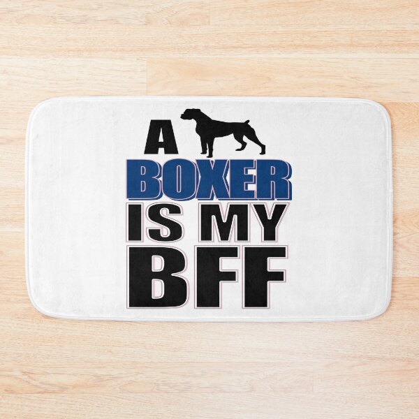 Item preview, A Boxer is my BFF (Best Friend Forever) - Christmas And Birthday Gift Ideas (Black Font) designed and sold by ASClothDesign.
