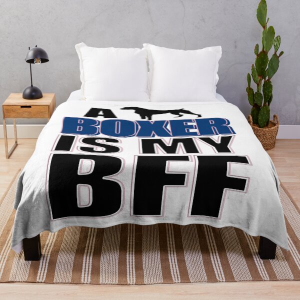 Item preview, A Boxer is my BFF (Best Friend Forever) - Christmas And Birthday Gift Ideas (Black Font) designed and sold by ASClothDesign.