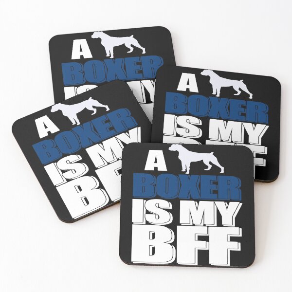 Item preview, A Boxer is my BFF (Best Friend Forever) - Christmas And Birthday Gift Ideas For Dog Lovers designed and sold by ASClothDesign.