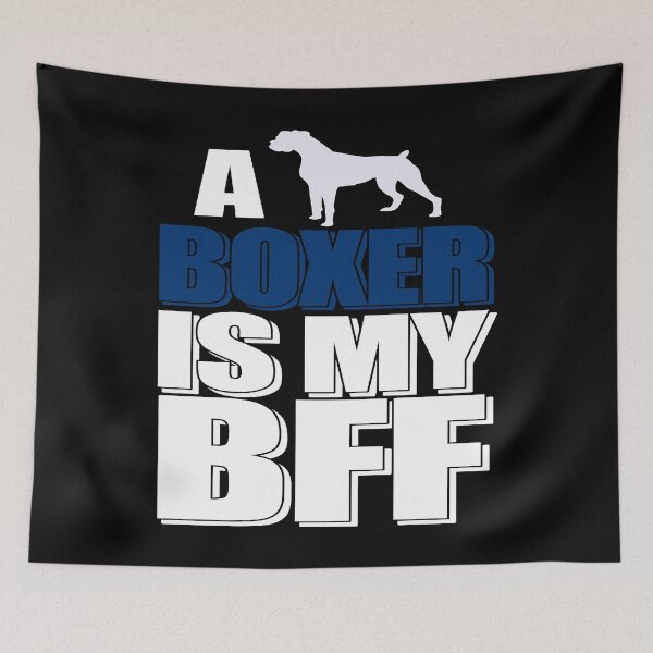 Item preview, A Boxer is my BFF (Best Friend Forever) - Christmas And Birthday Gift Ideas For Dog Lovers designed and sold by ASClothDesign.