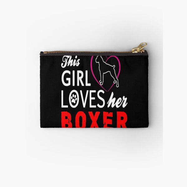 Item preview, This Girl Loves Her Boxer - Christmas And Birthday Gift Ideas For Dog Lovers designed and sold by ASClothDesign.