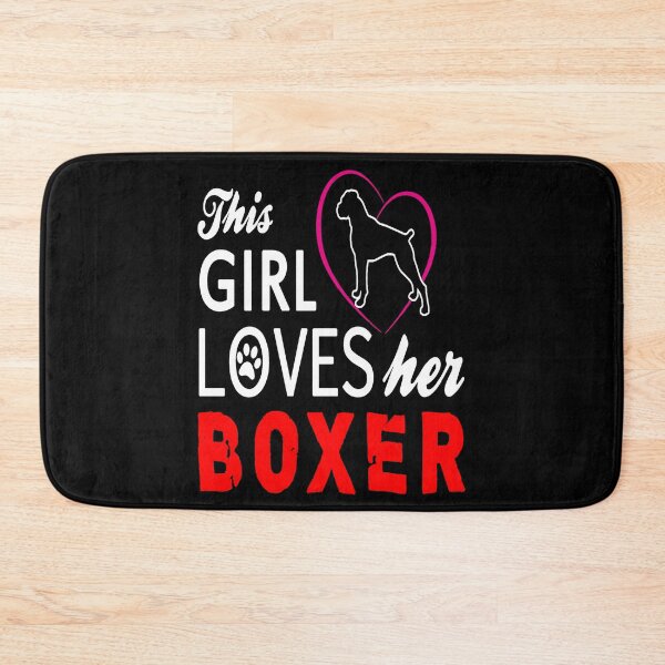 Item preview, This Girl Loves Her Boxer - Christmas And Birthday Gift Ideas For Dog Lovers designed and sold by ASClothDesign.