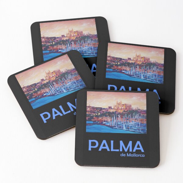 Item preview, Palma de Mallorca Retro Travel Poster designed and sold by artshop77.