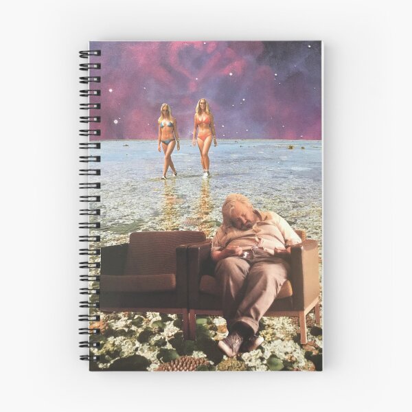 Item preview, Day dream, women, beach, space, couch, nap, old man, Bikini,  vintage, collage, surreal designed and sold by AndyAltered.