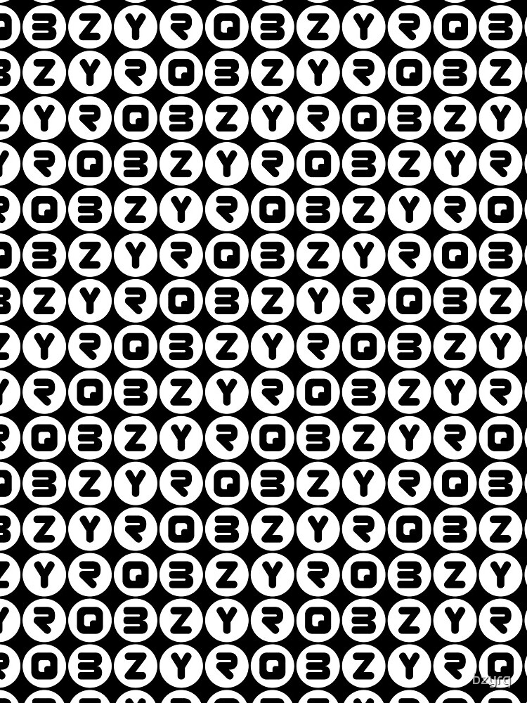 BZYRQ Polka Dot (White On Black) by bzyrq