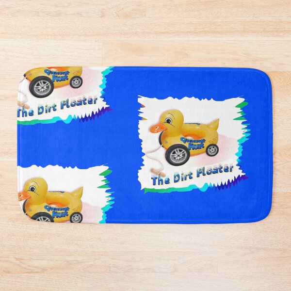 Item preview, The Dirt Floater - Rubber Duck Toy on Wheels (By ACCI) designed and sold by VanyssaGraphics.