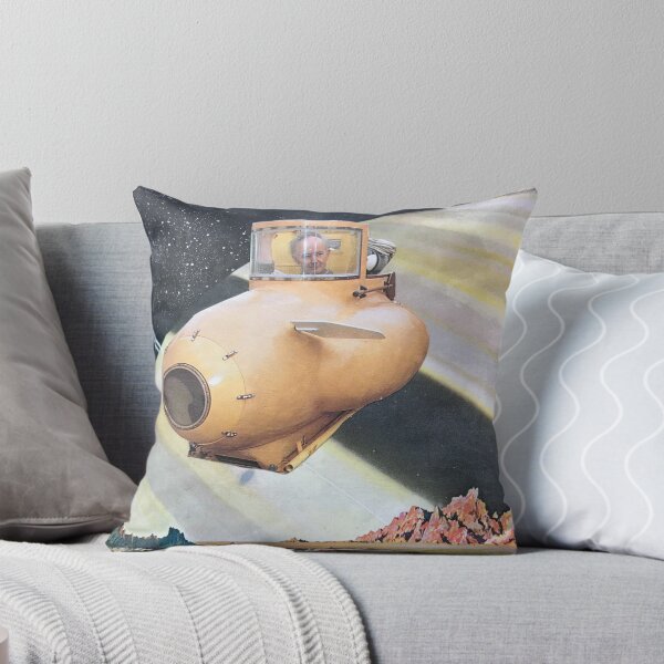 Item preview, Submarine, astronaut, space, planet, surreal, collage, vintage designed and sold by AndyAltered.