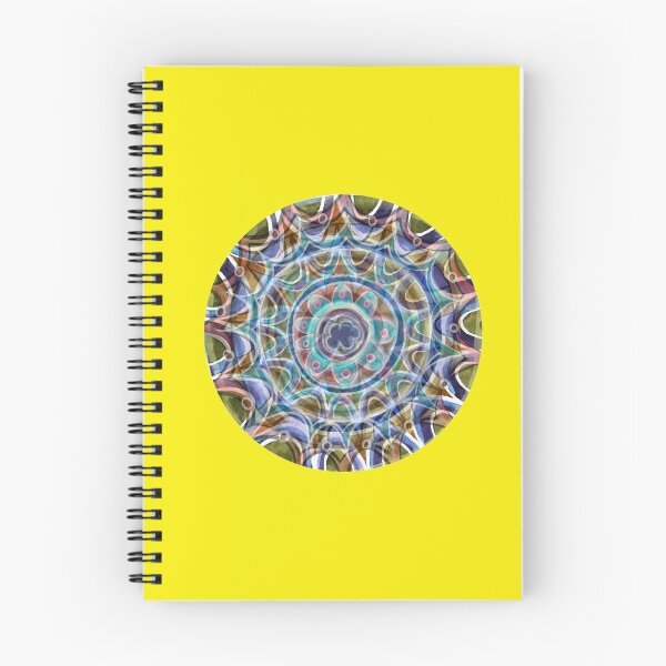 Item preview, Free Hand Mandala on Yellow Board designed and sold by Istvan Ocztos.