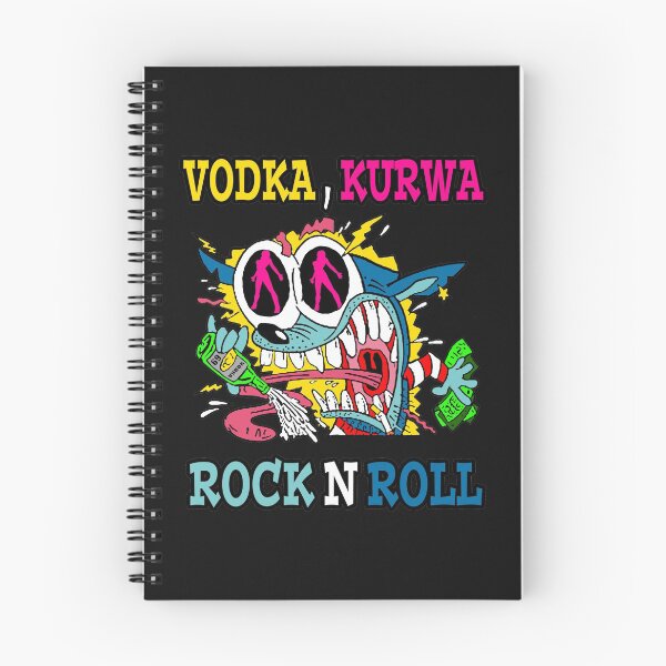 Item preview, Vodka, Kurwa and Rock n Roll; designed and sold by StickerApe.