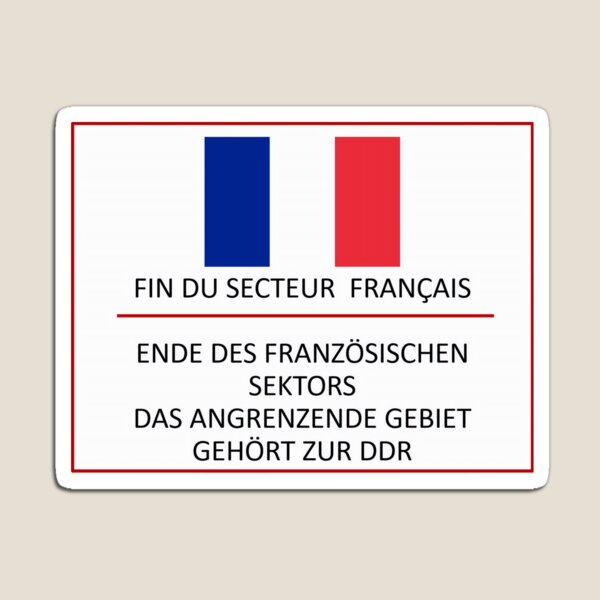 Item preview, Ende des französischen Sektors Berlin designed and sold by Cold War Conversations.