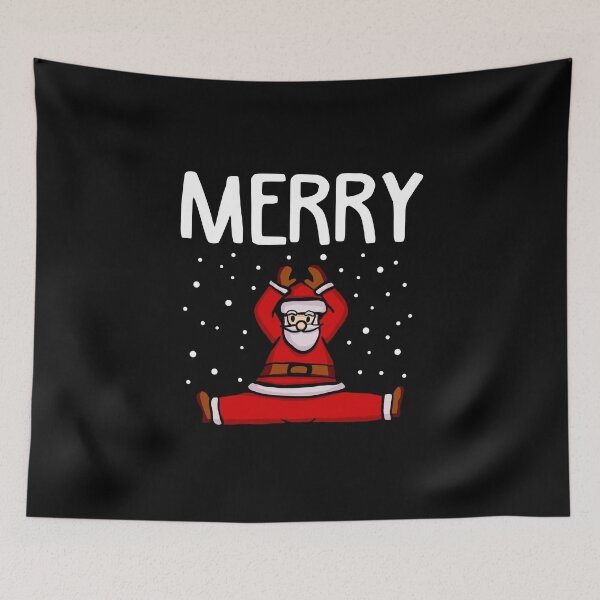 Item preview, Funny Matching Yoga Christmas Sweaters. Sanda Doing Yoga. designed and sold by KsuAnn.