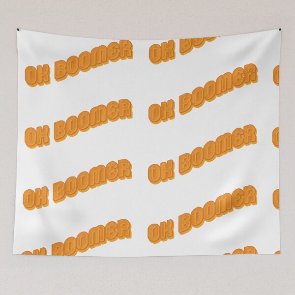 Item preview, "ok boomer" In Orange designed and sold by stephensking.