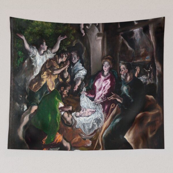 Item preview, The Adoration of the Shepherds by El Greco (1610) designed and sold by allhistory.