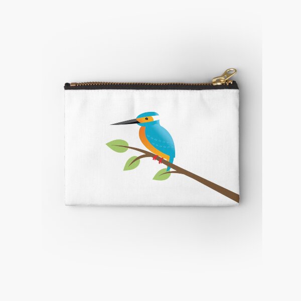 Item preview, Kingfisher Bird, bright blue and orange bird designed and sold by DavaTypeGraphic.
