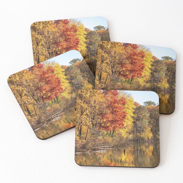 Item preview, Autumn Glow in Moraine State Park of Pennsylvania designed and sold by Debra Martz.
