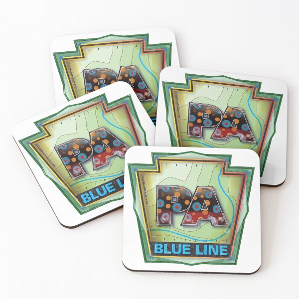 Item preview, PA Blue Line Native Brook Trout Badge designed and sold by fishweardesigns.