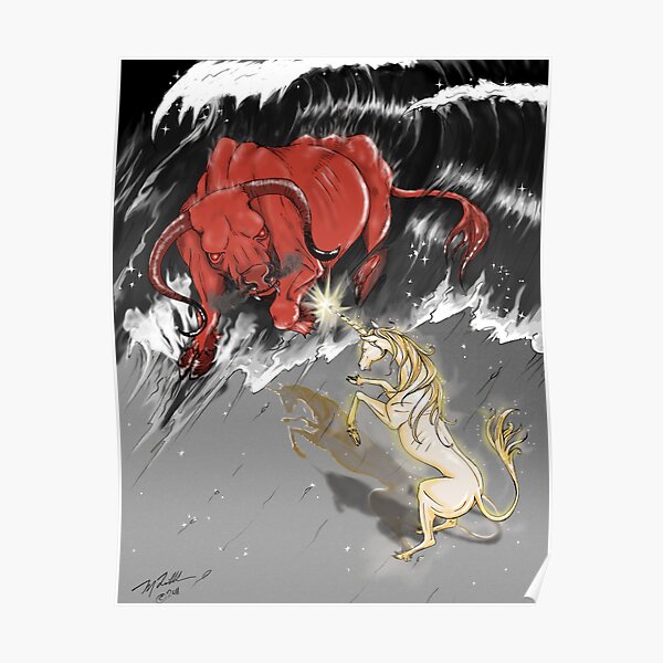 The Last Unicorn Battles The Red Bull Poster