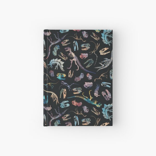 Aperçu de l'œuvre Dinosaures (foncé) créée et vendue par Tamasin Langton Design.