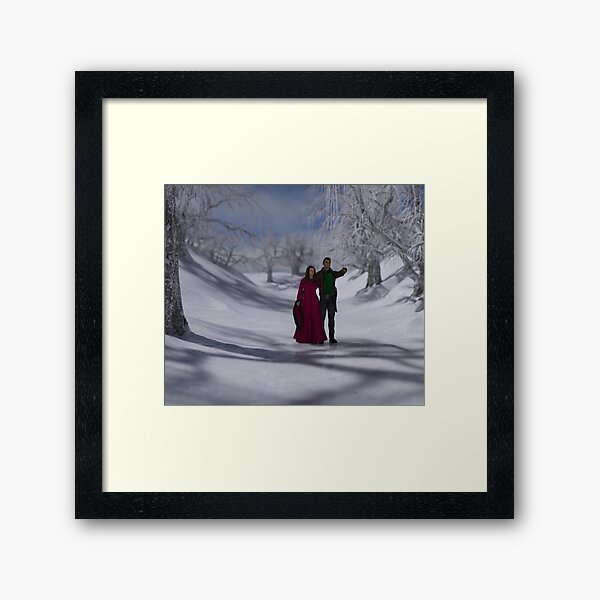 Walking in a Winter Wonderland Framed Art Print