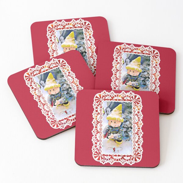 Item preview, Santa's elf in red frame designed and sold by DAscroft.