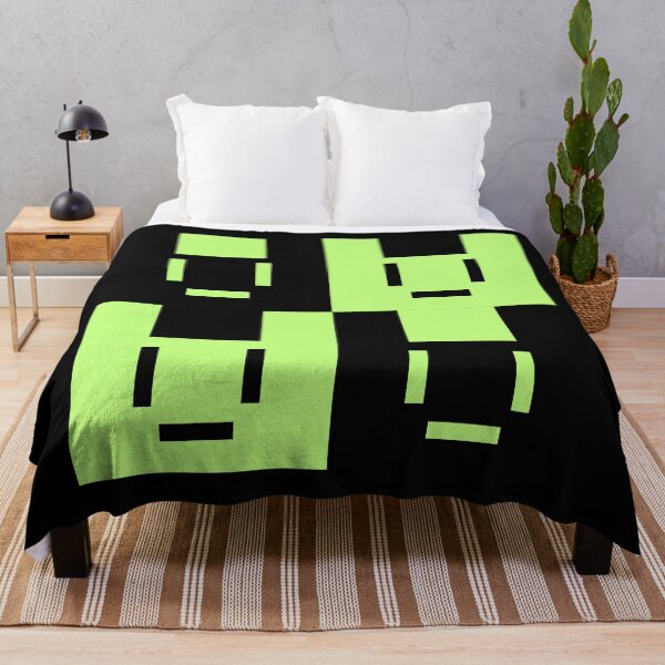 Item preview, Noiz's Green Bunny Icon Seamless Pattern designed and sold by Rhoruu.