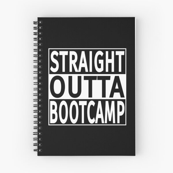 Item preview, Straight Outta Bootcamp designed and sold by DragonGFX.