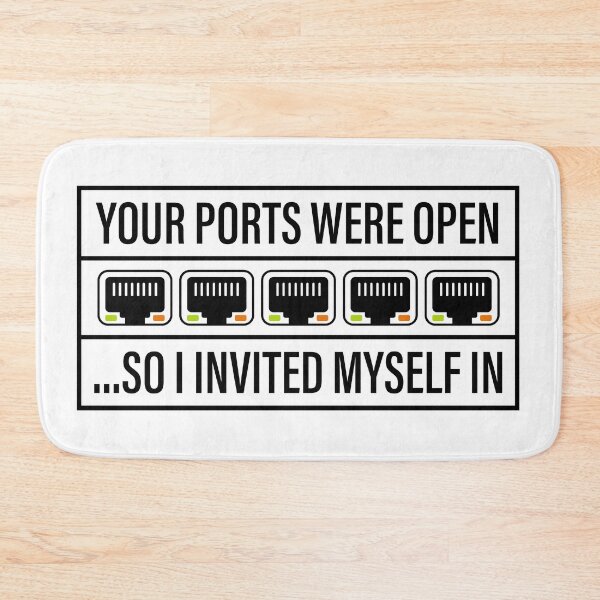Item preview, Network Hacker - Your Ports Were Open designed and sold by adidabu.