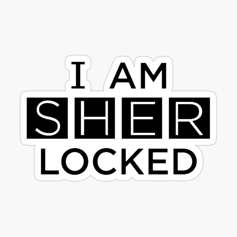 I Am Sherlocked Sherlock c Poster By Nerdkeepers Redbubble