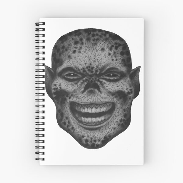 Item preview, Demon face in black and grey designed and sold by nineblade.