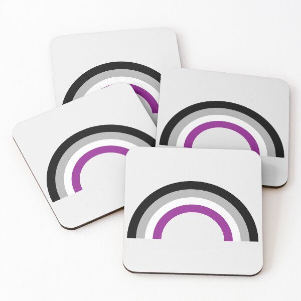 Item preview, Asexual Rainbow Flag designed and sold by Epic Love Designs.