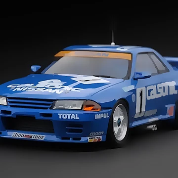 Artwork thumbnail, Calsonic Skyline R32 GT-R Poster - Iconic JDM Racing Livery by Road To Track