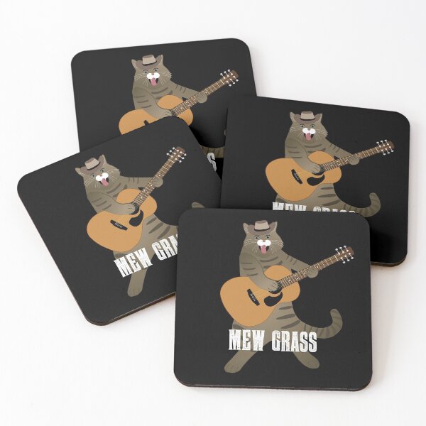 Item preview, Funny Cat Lover Bluegrass Music Mew Grass designed and sold by SolarFlair Designs.