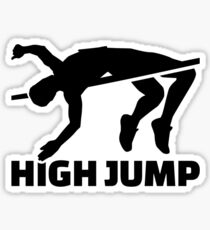 High jump Sticker