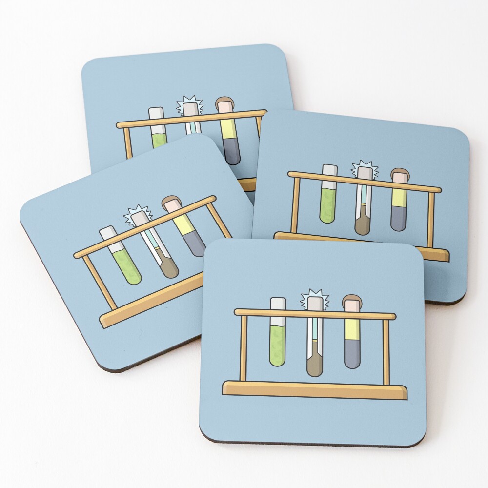 Rick & Morty Science Coasters (Set of 4)